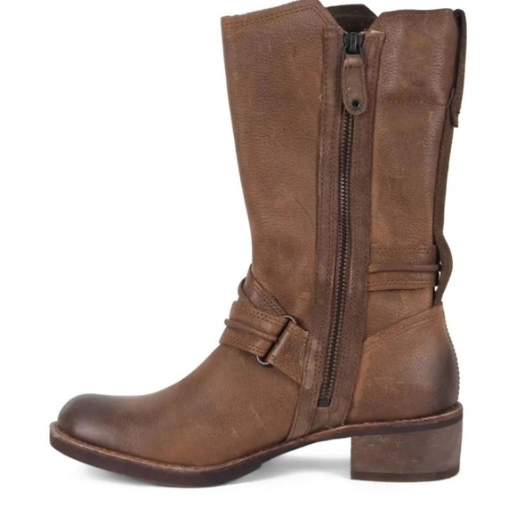 Timberland Women's Tan Leather Heeled Boots - Picture 2 of 14